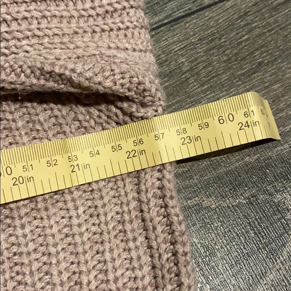 Pink Turtleneck Knit Sweater - Picture 6 of 6